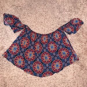 Off the shoulder shirt